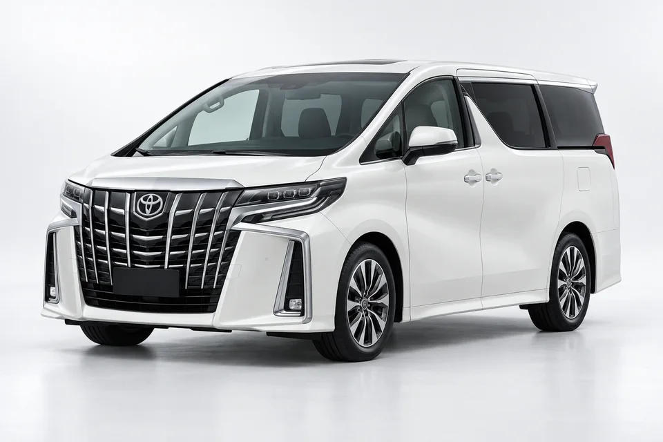 AI model illustration of Toyota Alphard