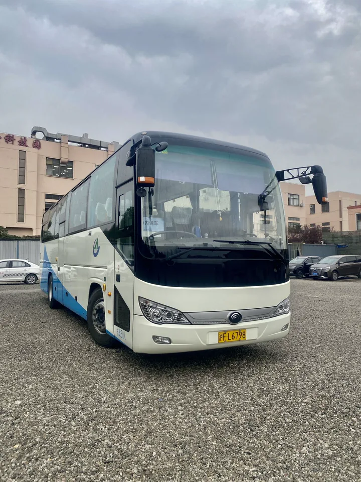 Yutong coach vehicle from the available fleet