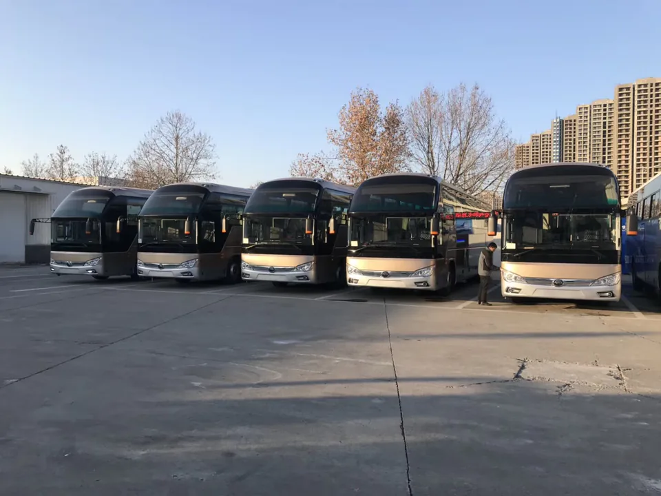 Yutong coach vehicle from the available fleet